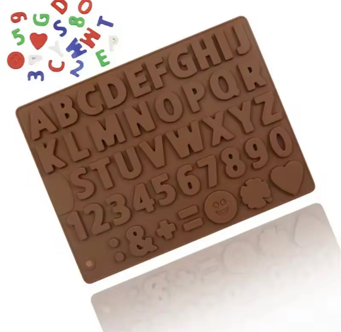 3D DIY Silicone Alphabet Number Chocolate Mold, Cake Decoration Tools 3D DIY Silicone Alphabet Number Chocolate Mold, Cake Decoration Tools
